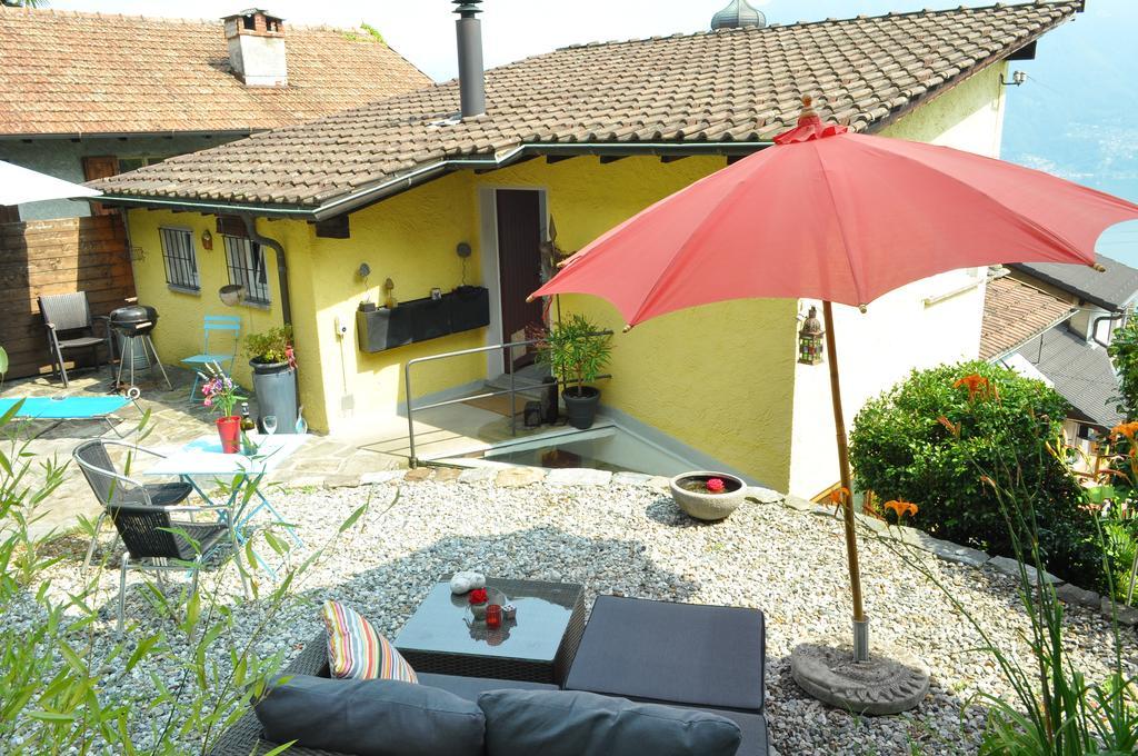 Ferienwohnung Casa Grillino Brione sopra Minusio Exterior foto